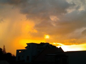 The usual but mystical sunset