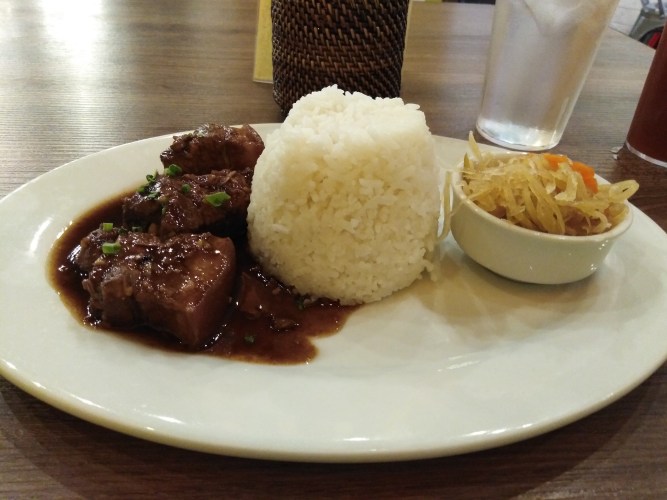 Pork Adobo with Rice by Juan's Bistro