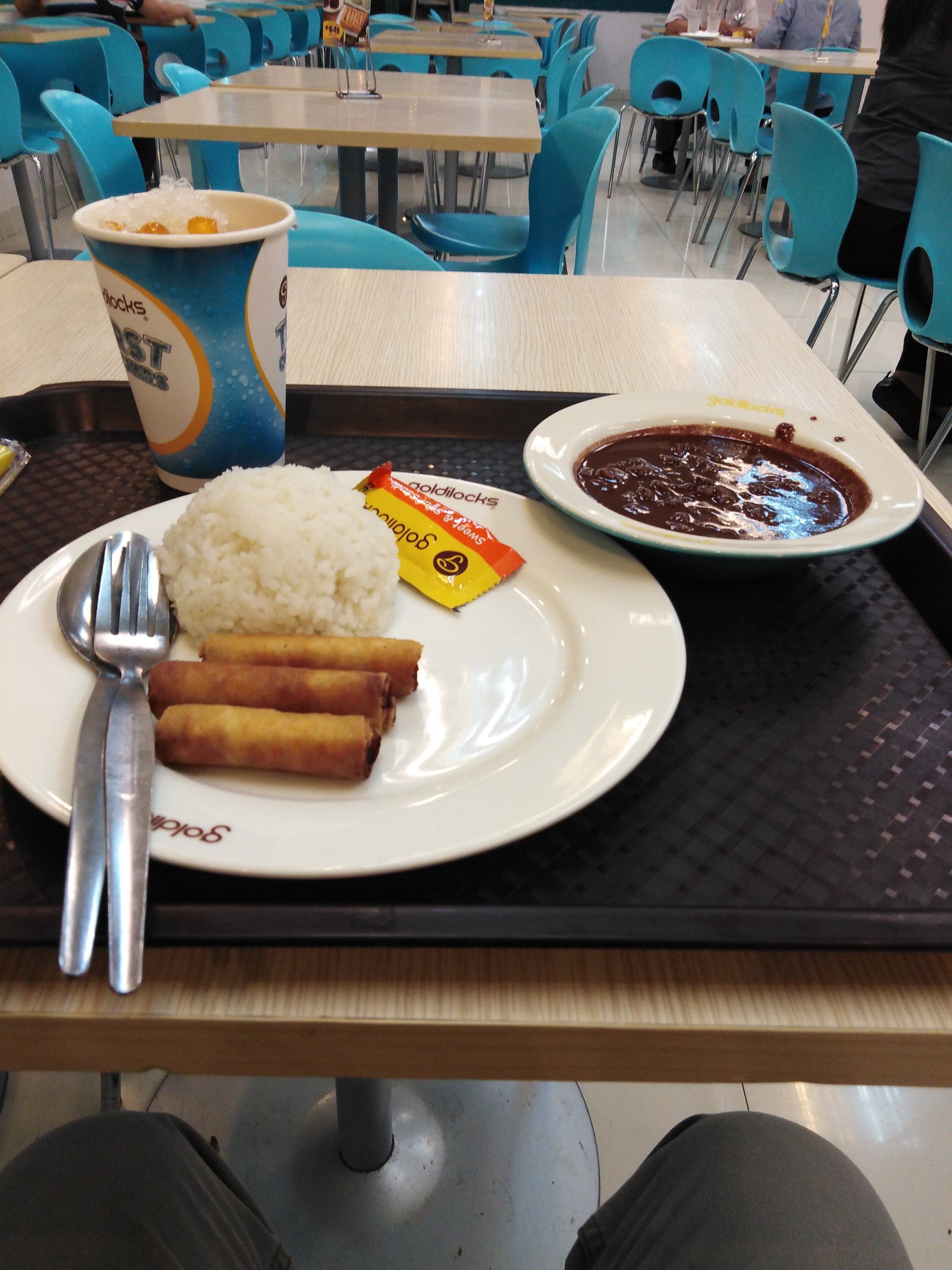 Shanghai and Dinuguan Meal by Goldilocks