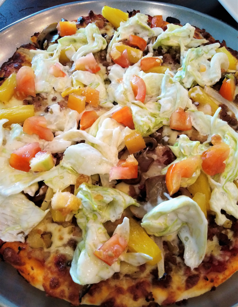 Bacon Cheeseburger Pizza by Don Henrico's