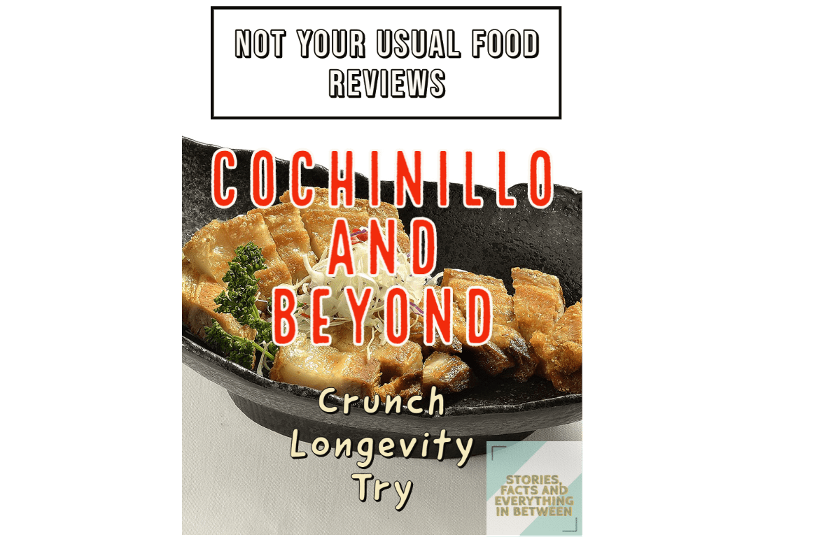 Not Your Usual Food Review: Cochinillo and Beyond