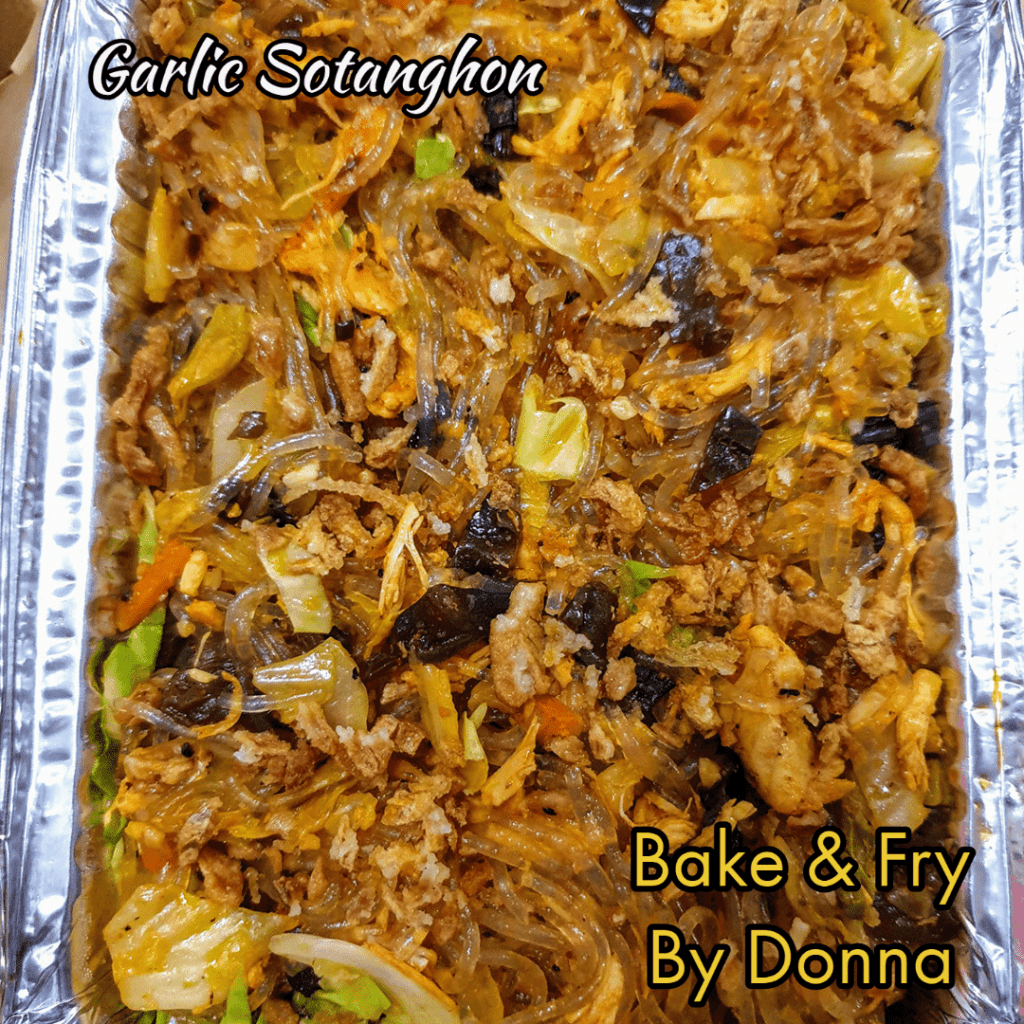 Garlic Sotanghon & Fry by Donna
