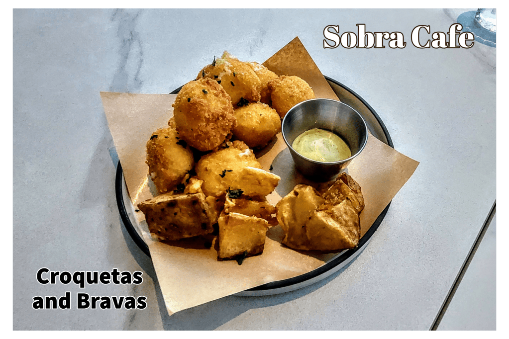 Croquetas and Bravas by Sobra Cafe