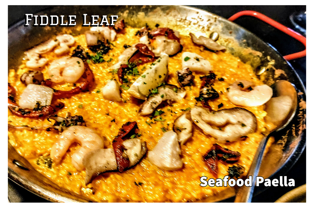 Seafood Paella by Fiddle Leaf