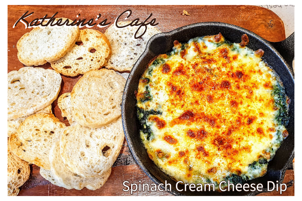 Spinach Cream Cheese Dip by Katherine's Cafe
